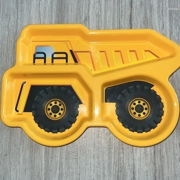 Kids plasticware, plates, forks, spoons. Construction, Cars, Paw Patrol - Picture 3 of 11